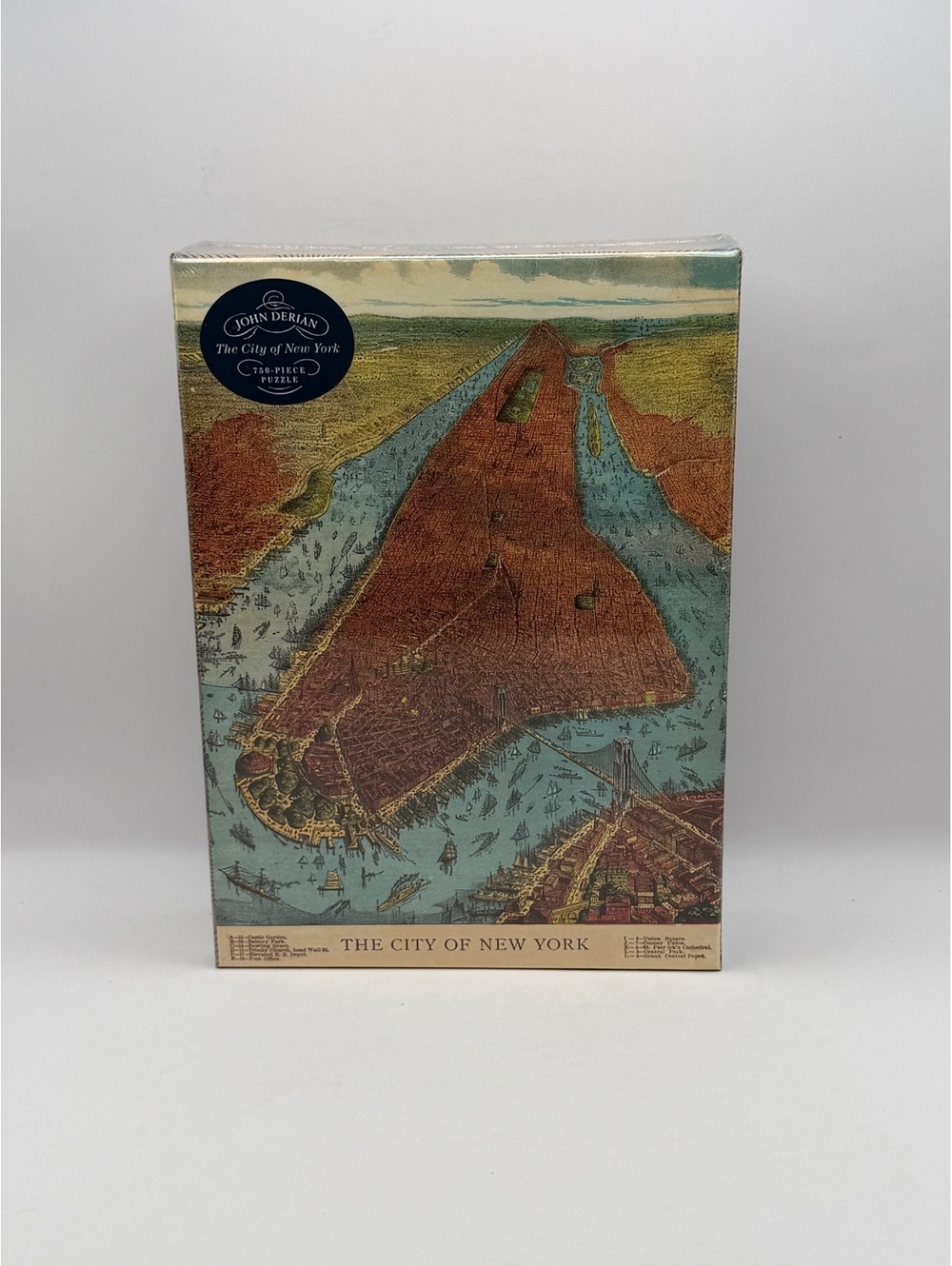“”NEW SEALED “John Derian The City of New York 750-Piece Jigsaw Puzzle